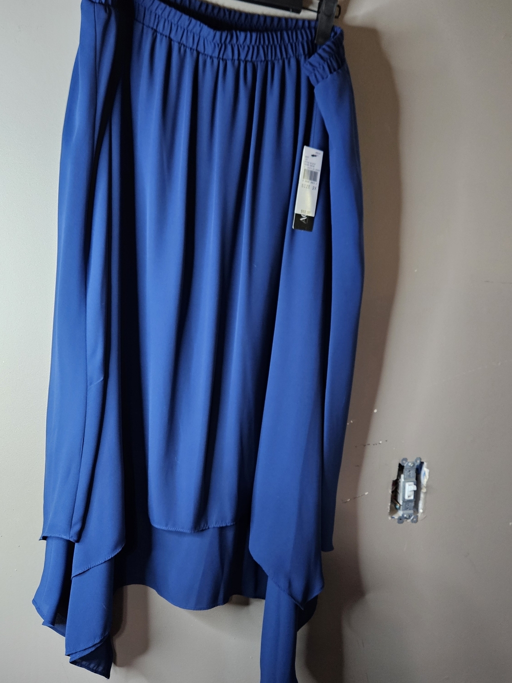 AGB Royal Blue High-Low Skirt